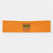 MODERNE EDITABLE DUNK ORANGE IMAGE-TEMPLATE BANNER (Horizontal)