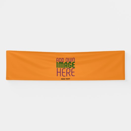 MODERNE EDITABLE DUNK ORANGE IMAGE-TEMPLATE BANNER (Horizontal)
