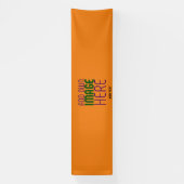 MODERNE EDITABLE DUNK ORANGE IMAGE-TEMPLATE BANNER (Vertikal)