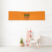 MODERNE EDITABLE DUNK ORANGE IMAGE-TEMPLATE BANNER (InSitu)