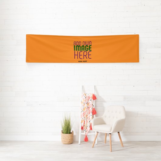MODERNE EDITABLE DUNK ORANGE IMAGE-TEMPLATE BANNER (InSitu)