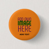 MODERNE EDITABLE DUNK ORANGE IMAGE-TEMPLATE BUTTON (Vorderseite)
