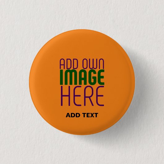 MODERNE EDITABLE DUNK ORANGE IMAGE-TEMPLATE BUTTON (Vorderseite)