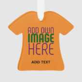MODERNE EDITABLE DUNK ORANGE IMAGE-TEMPLATE ORNAMENT (Rückseite)