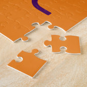 MODERNE EDITABLE DUNK ORANGE IMAGE-TEMPLATE PUZZLE (Seite)