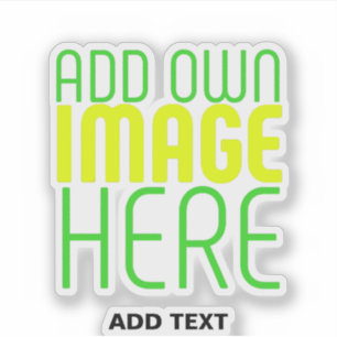 MODERNE EDITABLE EINFACHE, KLARE BILDTEXTVORLAGE AUFKLEBER