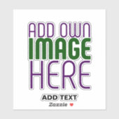 MODERNE EDITABLE EINFACHE, KLARE BILDTEXTVORLAGE AUFKLEBER (Blatt)