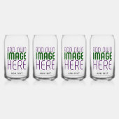 MODERNE EDITABLE EINFACHE, KLARE BILDTEXTVORLAGE DOSENGLAS (Hinten)