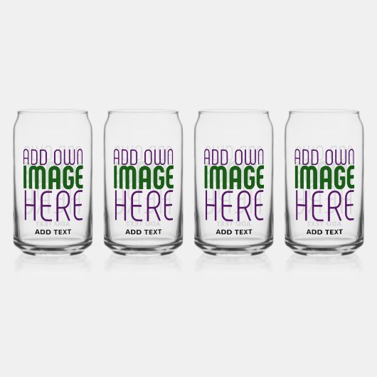 MODERNE EDITABLE EINFACHE, KLARE BILDTEXTVORLAGE DOSENGLAS (Hinten)