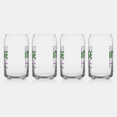 MODERNE EDITABLE EINFACHE, KLARE BILDTEXTVORLAGE DOSENGLAS (Rechts)