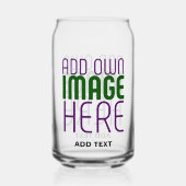 MODERNE EDITABLE EINFACHE, KLARE BILDTEXTVORLAGE DOSENGLAS (Rückseite)