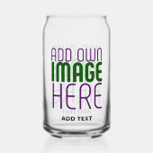 MODERNE EDITABLE EINFACHE, KLARE BILDTEXTVORLAGE DOSENGLAS (Rückseite)