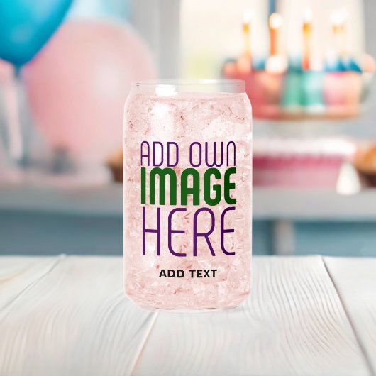 MODERNE EDITABLE EINFACHE, KLARE BILDTEXTVORLAGE DOSENGLAS (Insitu (Baby Party))