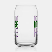 MODERNE EDITABLE EINFACHE, KLARE BILDTEXTVORLAGE DOSENGLAS (Links)