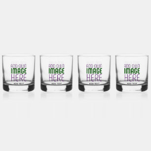 MODERNE EDITABLE EINFACHE, KLARE BILDTEXTVORLAGE WHISKYGLAS