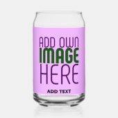MODERNE EDITABLE EINFACHE MAUVE BILDERTEMPLATE DOSENGLAS (Vorderseite)