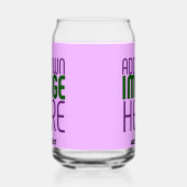 MODERNE EDITABLE EINFACHE MAUVE BILDERTEMPLATE DOSENGLAS (Rechts)