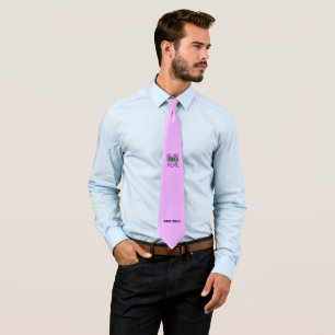MODERNE EDITABLE EINFACHE MAUVE BILDERTEMPLATE KRAWATTE