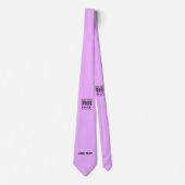 MODERNE EDITABLE EINFACHE MAUVE BILDERTEMPLATE KRAWATTE (Vorderseite)