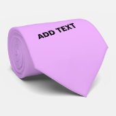 MODERNE EDITABLE EINFACHE MAUVE BILDERTEMPLATE KRAWATTE (Gerollt)