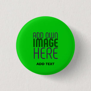MODERNE, EDITABLE LIME GREEN BILDTEXTVORLAGE BUTTON