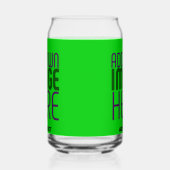 MODERNE, EDITABLE LIME GREEN BILDTEXTVORLAGE DOSENGLAS (Links)