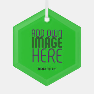 MODERNE, EDITABLE LIME GREEN BILDTEXTVORLAGE ORNAMENT AUS GLAS