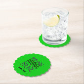 MODERNE, EDITABLE LIME GREEN BILDTEXTVORLAGE UNTERSETZER (Vor Ort)