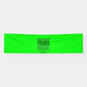 MODERNE, EDITABLE NEON GREEN IMAGE TEMPLATE BANNER