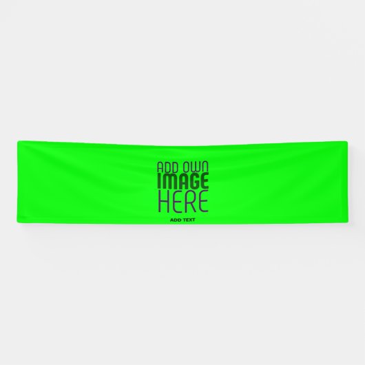 MODERNE, EDITABLE NEON GREEN IMAGE TEMPLATE BANNER (Horizontal)