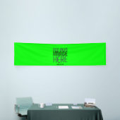 MODERNE, EDITABLE NEON GREEN IMAGE TEMPLATE BANNER (Messeveranstaltung)