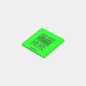 MODERNE, EDITABLE NEON GREEN IMAGE TEMPLATE POST-IT KLEBEZETTEL (angewinkelt)