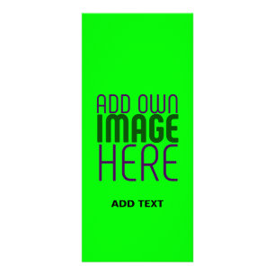 MODERNE, EDITABLE NEON GREEN IMAGE TEMPLATE WERBEKARTE