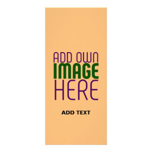 MODERNE EDITABLE PEACH ORANGE IMAGE TEMPLATE WERBEKARTE