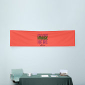 MODERNE EDITABLE RED ORANGE IMAGE TEMPLATE BANNER (Messeveranstaltung)