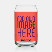 MODERNE EDITABLE RED ORANGE IMAGE TEMPLATE DOSENGLAS (Rückseite)