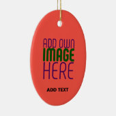 MODERNE EDITABLE RED ORANGE IMAGE TEMPLATE KERAMIK ORNAMENT (Rechts)