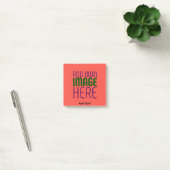 MODERNE EDITABLE RED ORANGE IMAGE TEMPLATE POST-IT KLEBEZETTEL (Büro)