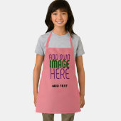 MODERNE, EDITABLE SALMON PINK BILDTEMPLATE SCHÜRZE (Insitu)