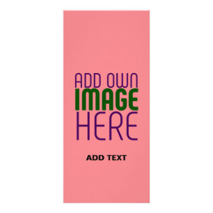 MODERNE, EDITABLE SALMON PINK BILDTEMPLATE WERBEKARTE