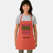 MODERNE EDITABLE TOMATO RED IMAGE TEXT TEMPLATE SCHÜRZE (Insitu)