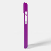 Moderne editierbare monogrammierte Text & Lila Omb Case-Mate iPhone Hülle (Rückseite / Links)