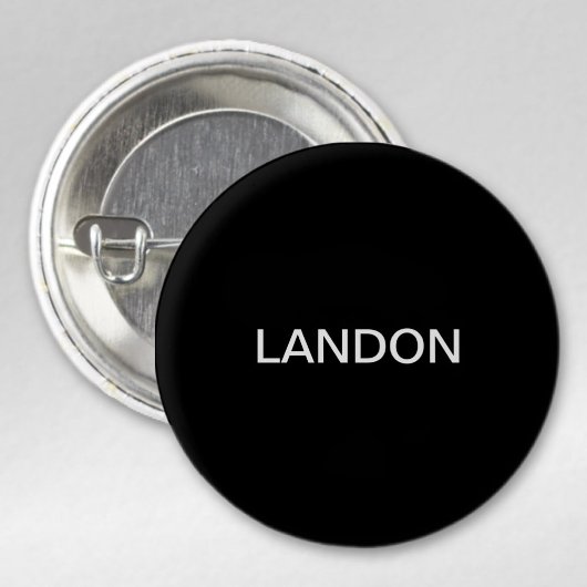 Moderne editierbare Text | Schwarz & Weiß Button