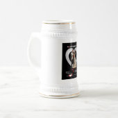 Moderne Ehegatten Bierglas (Vorderseite Links)