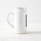 Moderne Ehegatten Bierglas (Links)