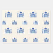 Moderne Eid Mubarak-Geschenkverpackungspapier Geschenkpapier Set (Vorderseite 2)