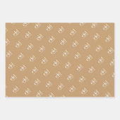 Moderne Eid Mubarak Wrapping Paper Sheets Geschenkpapier Set (Vorderseite 3)