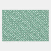 Moderne Eid Mubarak Wrapping Paper Sheets Geschenkpapier Set (Vorderseite 2)