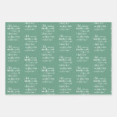 Moderne Eid Mubarak Wrapping Paper Sheets Geschenkpapier Set (Vorderseite)