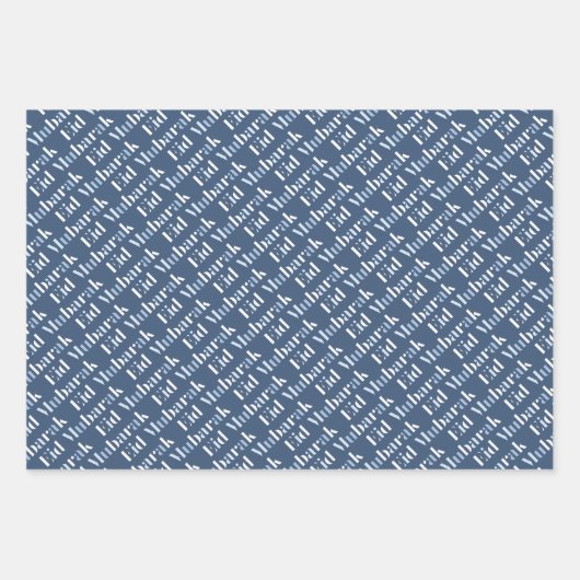Moderne Eid Mubarak Wrapping Paper Sheets Geschenkpapier Set (Vorderseite 2)